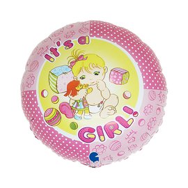 Folija 18" It's Girl Pink