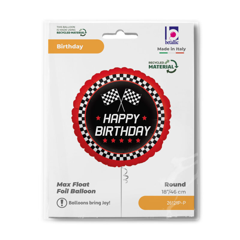Folija  Checkered Flag Birthday