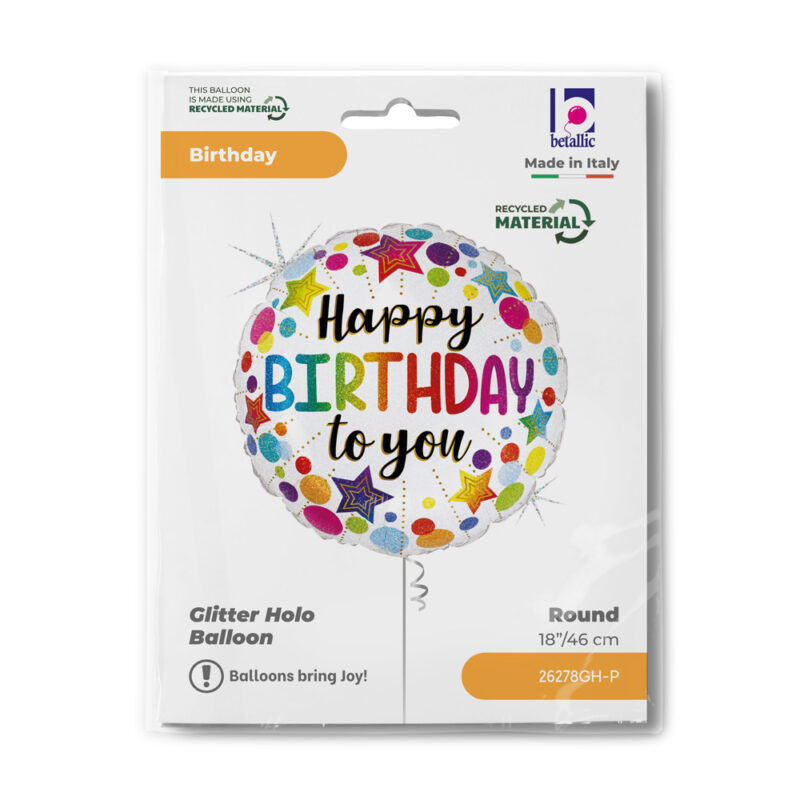 Folija Birthday Stars & Dots