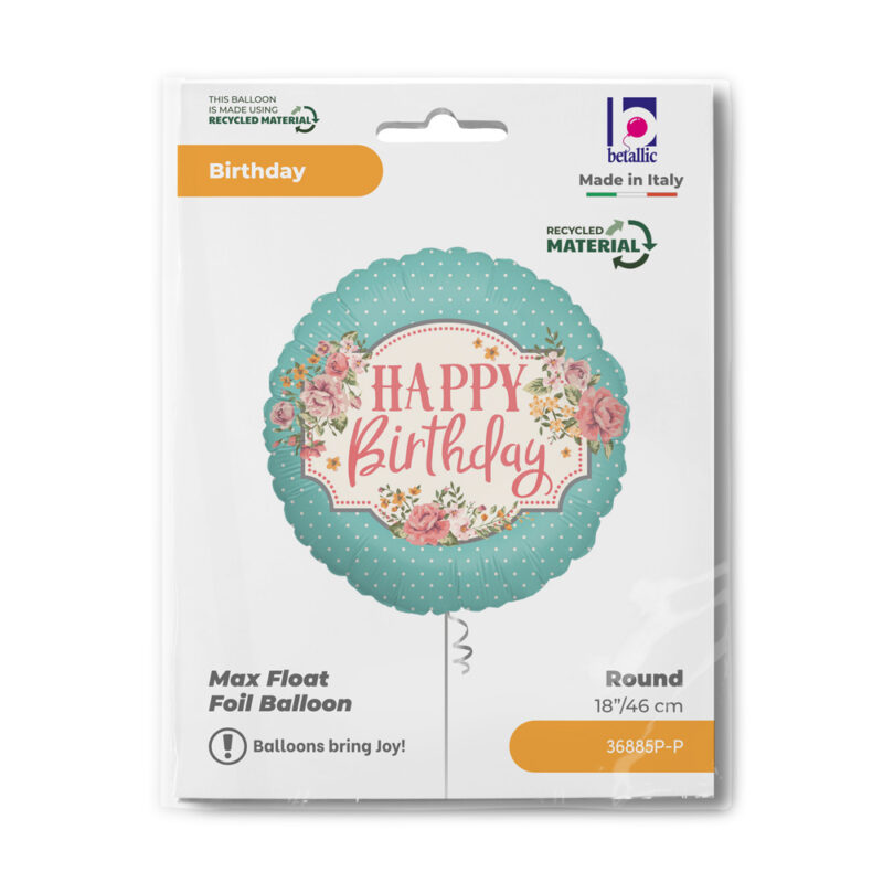 Folija Vintage Birthday