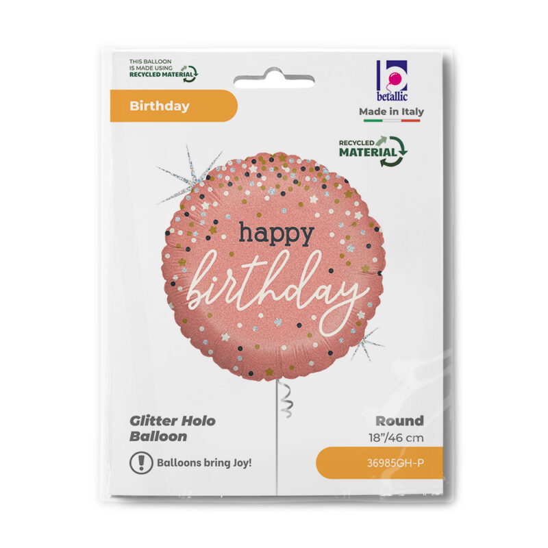 Folija Rose Gold Confetti B-Day