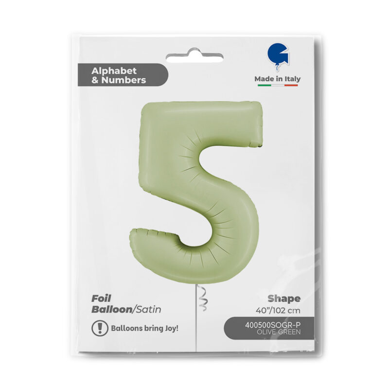 Folija Broj 5 Maslinasto Zelena Saten