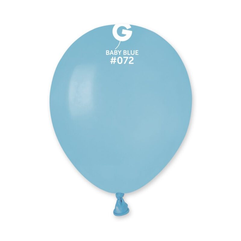 Balon 5" Makaron Plava 072