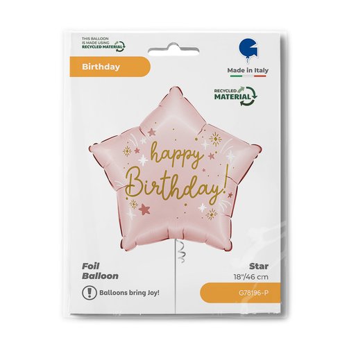 Folija Pink Birthday