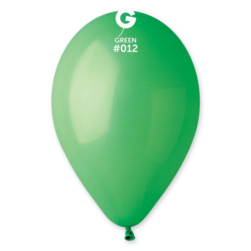 Balon 10" Zelena 012