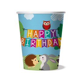 Čaše Happy Birthday Šumska družina