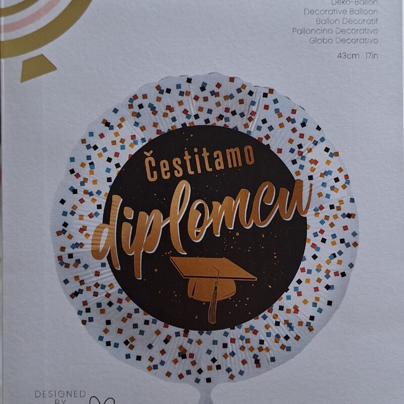 Folija 18" Čestitamo diplomcu