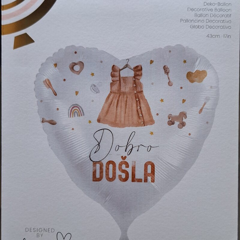 Folija 18" Dobro Došla - Srce