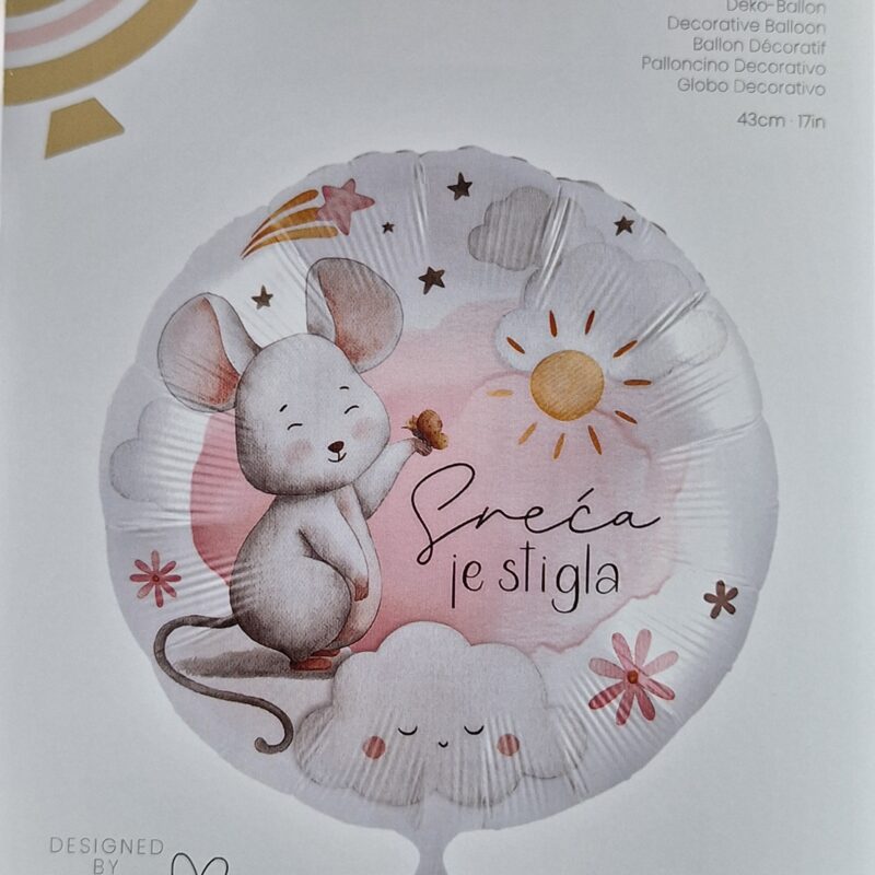 Folija 18" Sreća je stigla