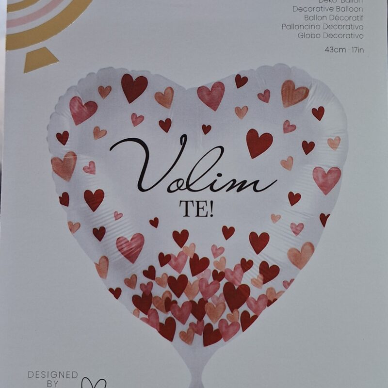 Folija 18" Volim te