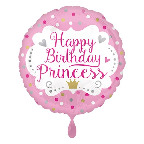 Folija 18" Happy Birthday Princess
