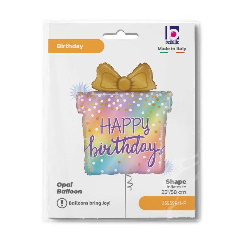 Folija Happy Birthday Poklon