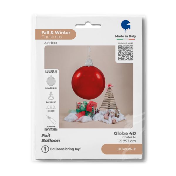 Folija Orbz Lampion crveni