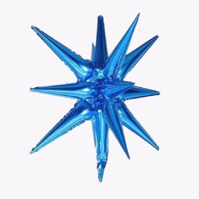 Folija zvezda 3d plava