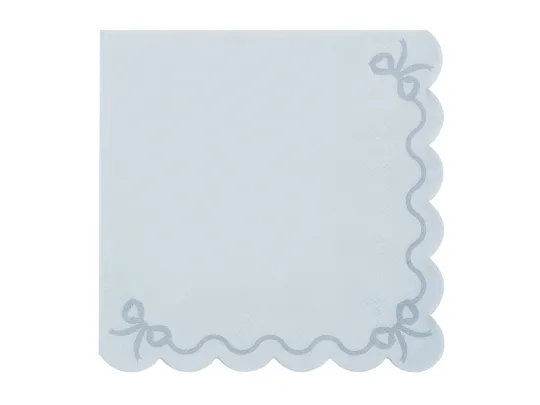 Salvete svetlo plava mašna