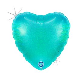 Srce 4" tiffany gliter