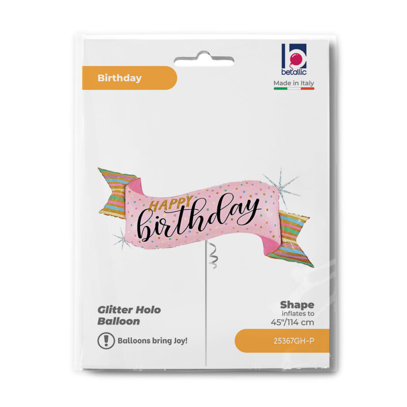 Folija Baner Happy Birthday